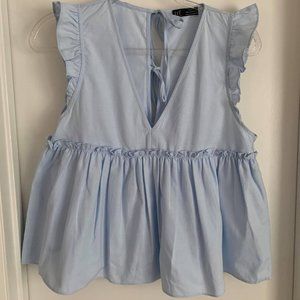 Zara TRF Ruffle Top